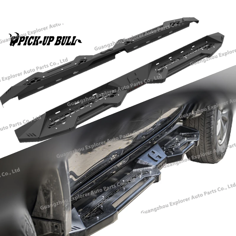 Лидер продаж Черные Стальные Боковые ступеньки для NP300 2015-2023 подножки автомобиля аксессуары