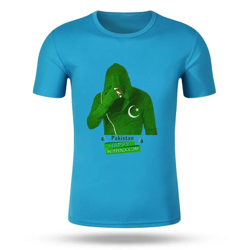 100% Cotton Custom T shirt Manufacturing and Printing Screen printed tee 14 august independence day  shirts Casual T shirts