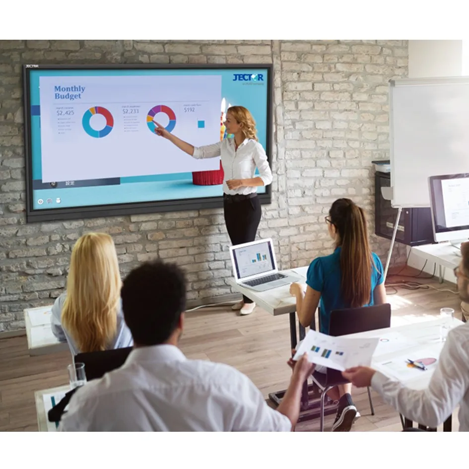 JECTOR 65 75 86 inch interactive whiteboard touch screen 75 inch interactive smart board led interactive whiteboard