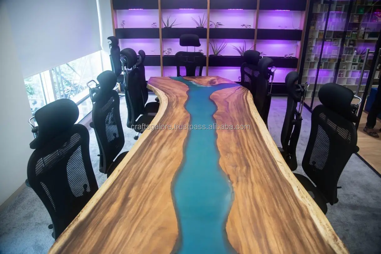 Epoxy Resin Dining Tables for a Modern and Elegant Dining Room epoxy furniture of tables for sale
