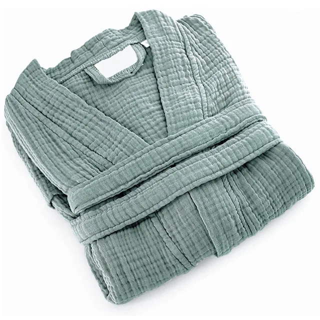 Top quality comfortable robe Women long fleece bathrobe terry 100%cotton bath robe for home hotel Hot sales High quality