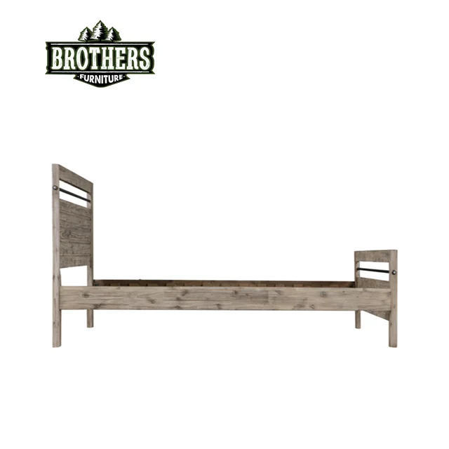 Logan Brand Solid Wood Beds Modern Luxury Style Mirrored Finish for Bedroom Living Room Dining Apartment Handcrafted in Viet Nam