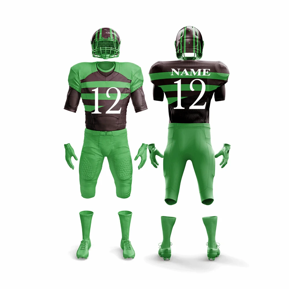 High Quality Custom American Football Uniforms Premium Fabric Durable Construction Custom Graphics Optimal Performance Sport