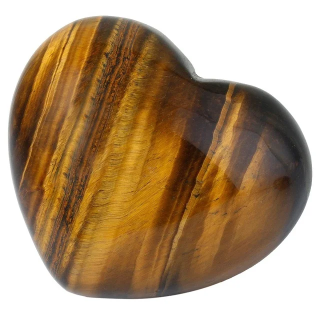 Gemstone Tiger Eye Puffy Hearts Natural Handmade Gemstone Hearts for Healing Buy Online From S S AGATE