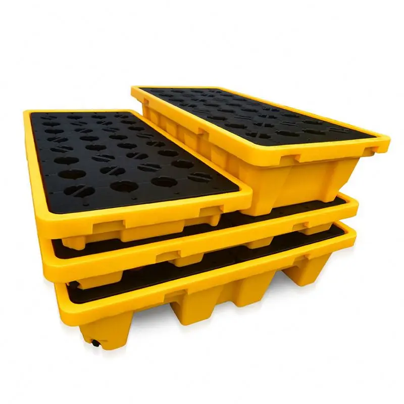 Custom Industry Spill Containment Barrel Oil Spill Drum 1/2/4 Plastic Pallet