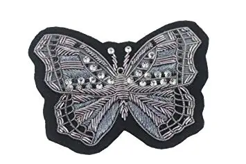 new fashion hand embroidery bullion wire brooch HAND  fashion brooch custom made jacket patches ladies brooch #0001721