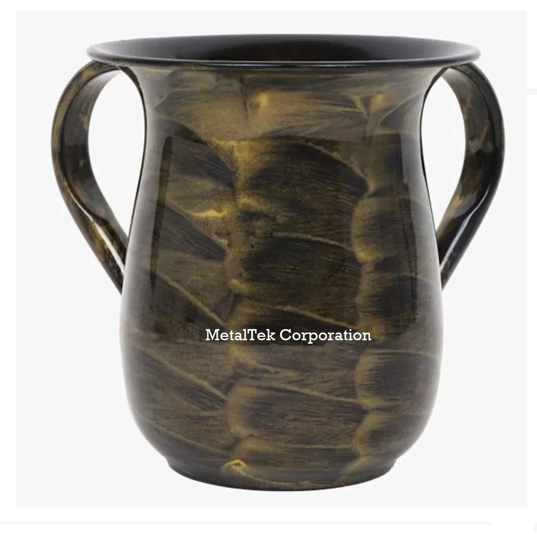 Jews Wedding Gift Negel Vasser Cups Judaica Ritual Hand Washing Cup For Jews Stainless Steel Double Handle Netilat Yadayim Mug