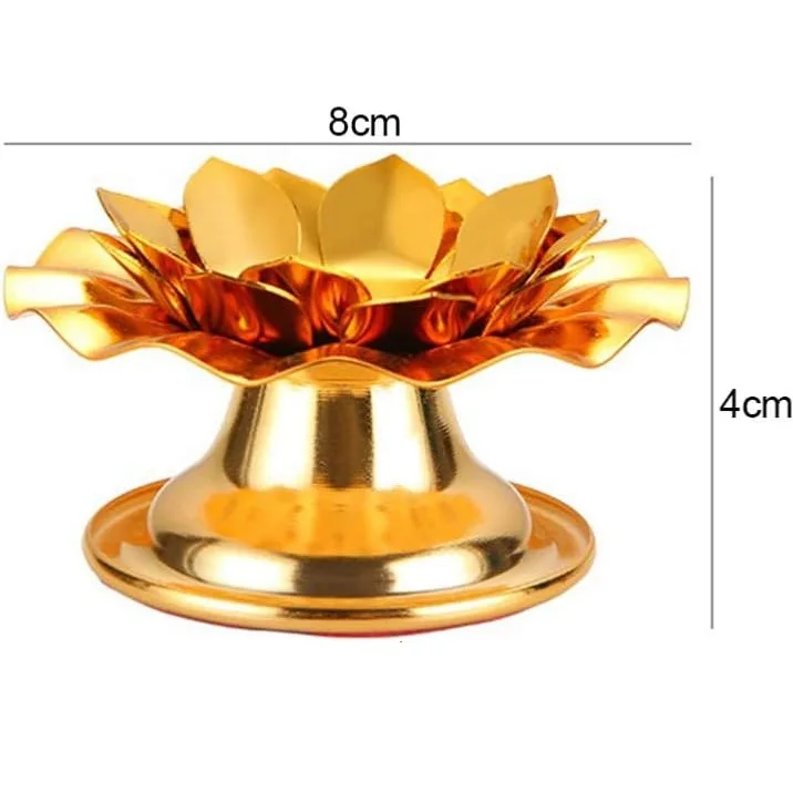 Brass Urli Desk Decor Ghee Lamp Candle Holder Butter Lamp Holder Brass Tea Light Holder