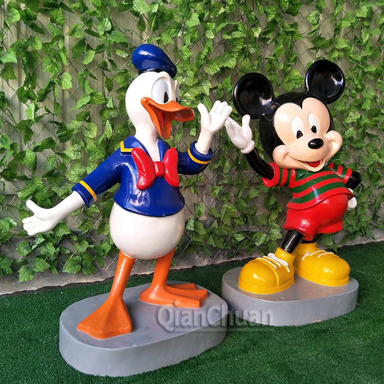 Wholesale Outdoor Animal Statue Glass fiber Cartoon sculpture