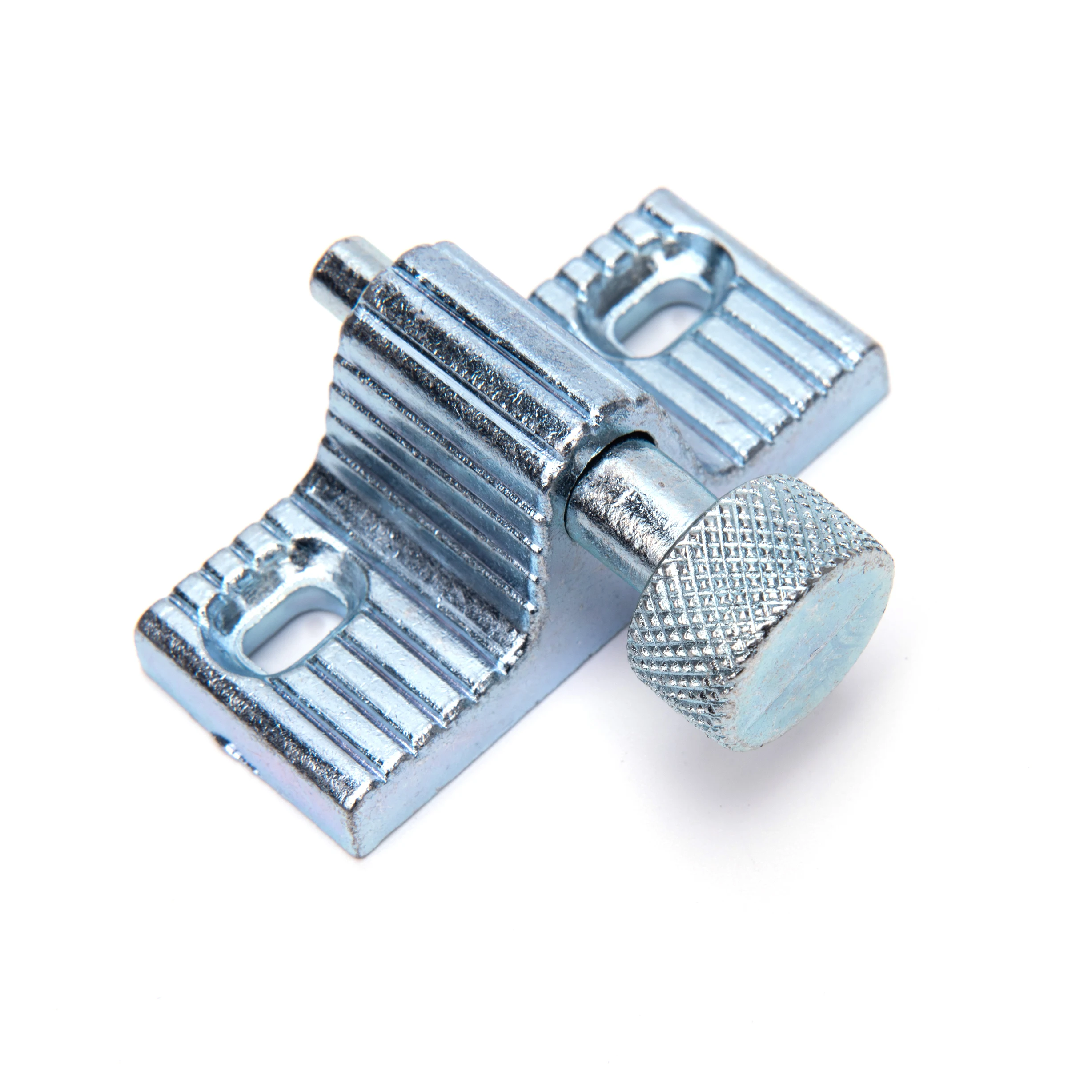 1-9/16 In., Cast Zamak Construction with Aluminum Bolt Door Window Bolt Catch Push Lock for Home