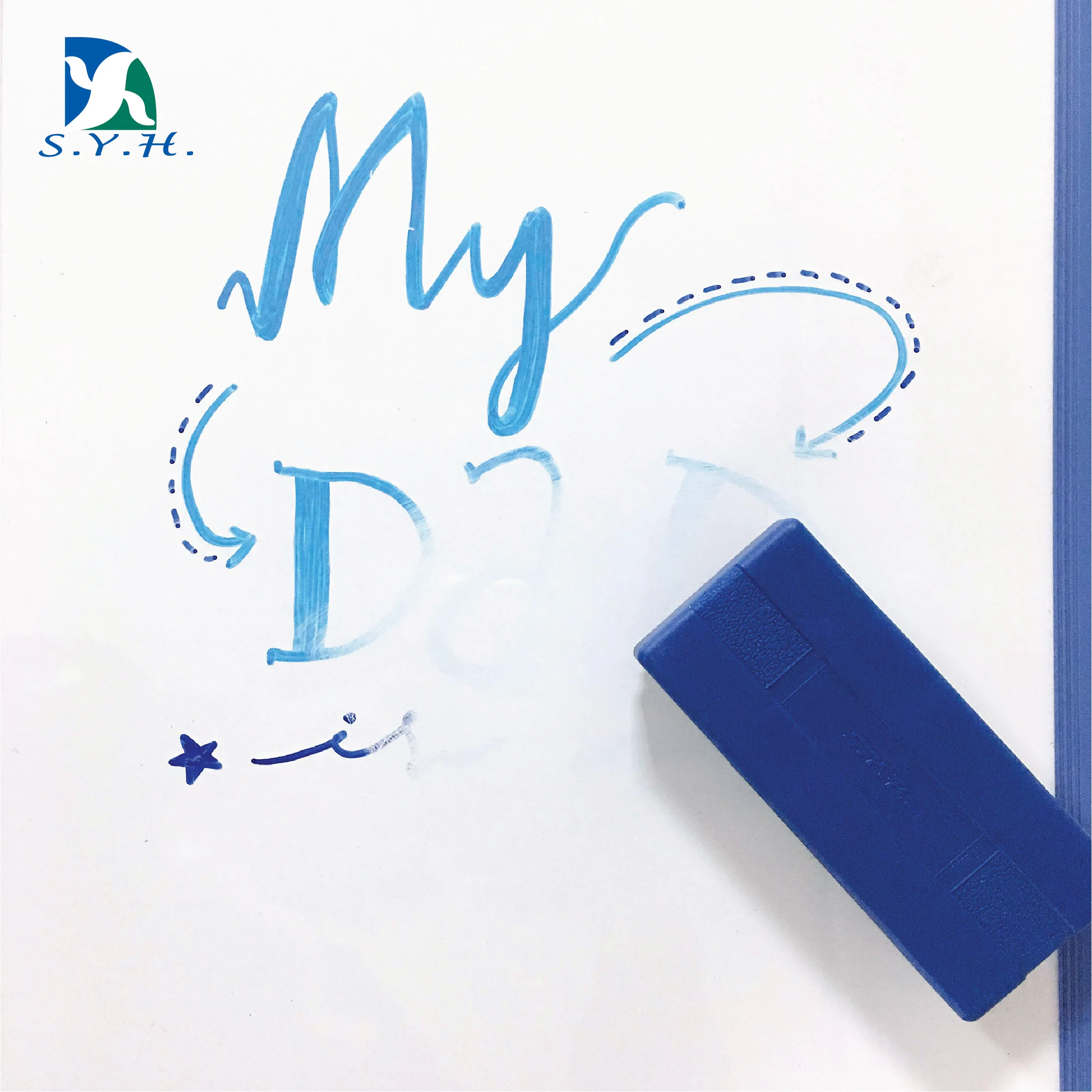 2-in-1 cork board with magnetic whiteboard