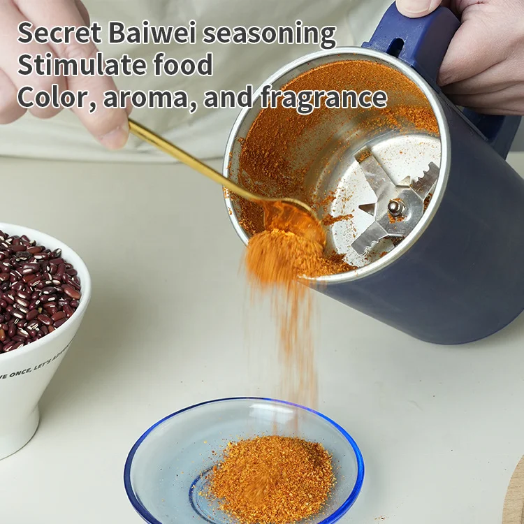 Portable coffee grinding mixer stainless steel electric  fully automatic grinder household medicinal herb kitchen spice grinder