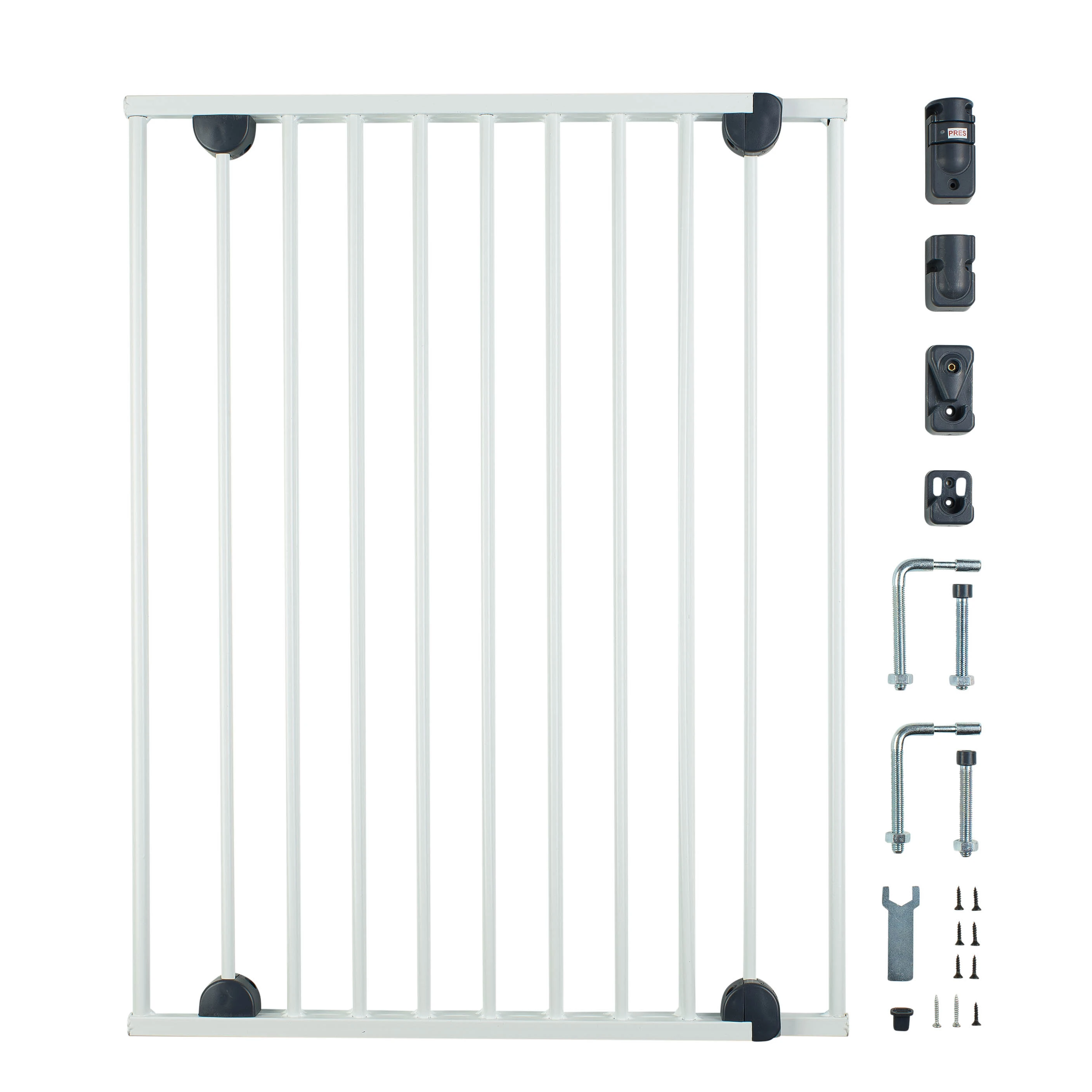 High Quality Retractable Iron Baby Safety Gates New Model Metal Security Fence for Stairs Wholesale Kid Protection Made Turkey