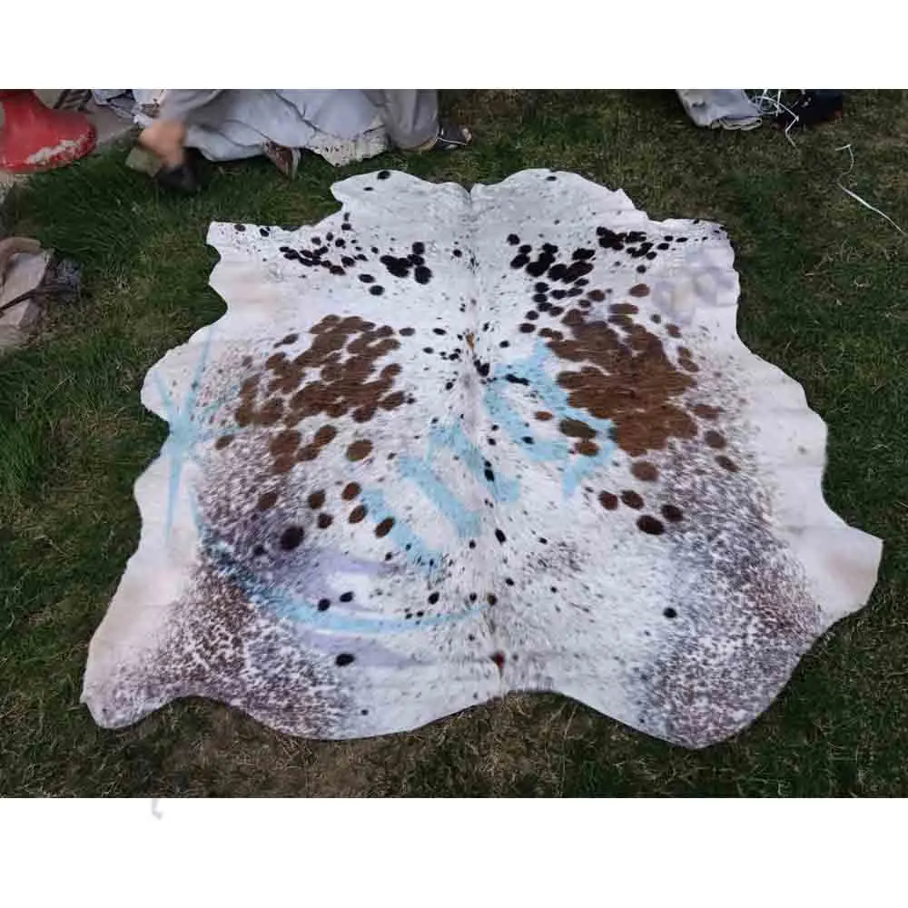 Cow leather carpet artificial animal carpet faux cowhide rug
