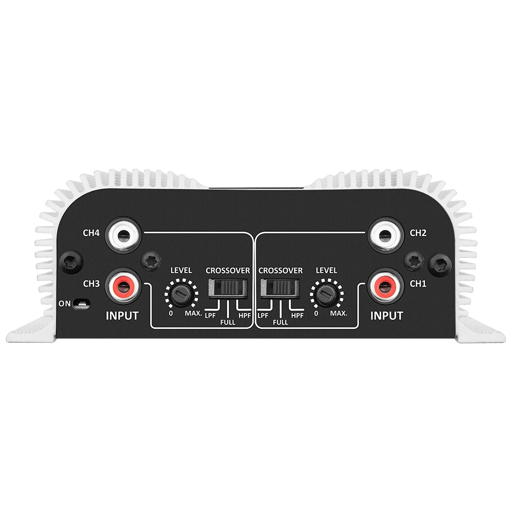 Taramps TS 400x4 FULL RANGE 2 Ohms 400 watts RMS 4 Channels Car Audio Amplifier RCA Input Class D, Multi-channel Amp High Power