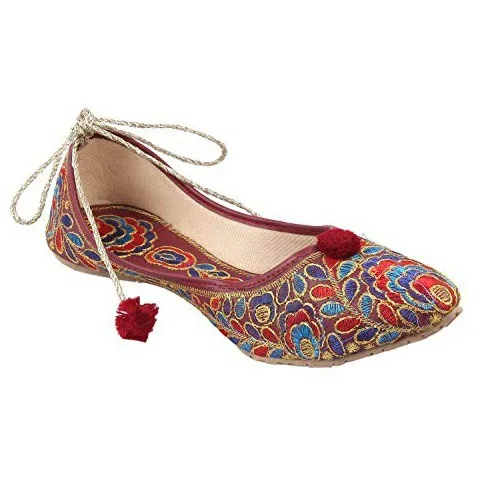 Wholesale Handmade Comfortable Khussa Shoes For Women Punjabi Traditional Wedding Wear Khussa Shoes