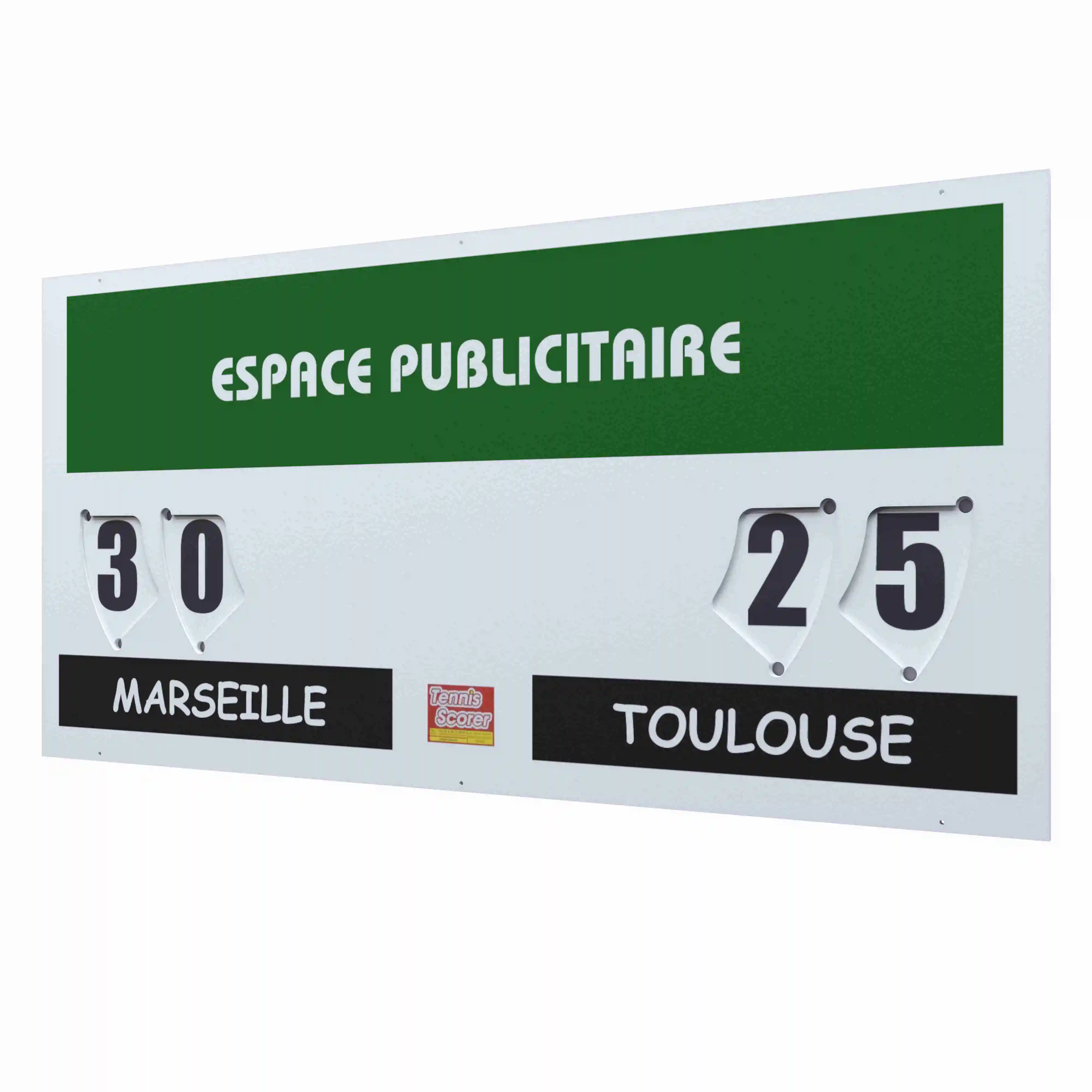 Large 120 x 60 cm Manual Scoreboard Unperishable All-Weather Indoor/Outdoor Sports Field Equipment for Basketball and Handball