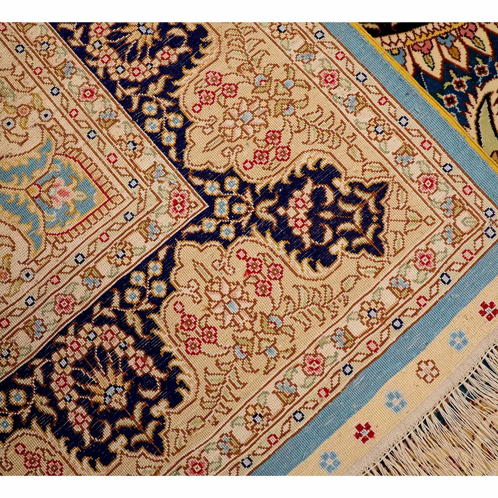 YUXIANG 4*6ft Traditional Carpet Designs Luxury Handmade Silk Carpet Turkish Rugs Online