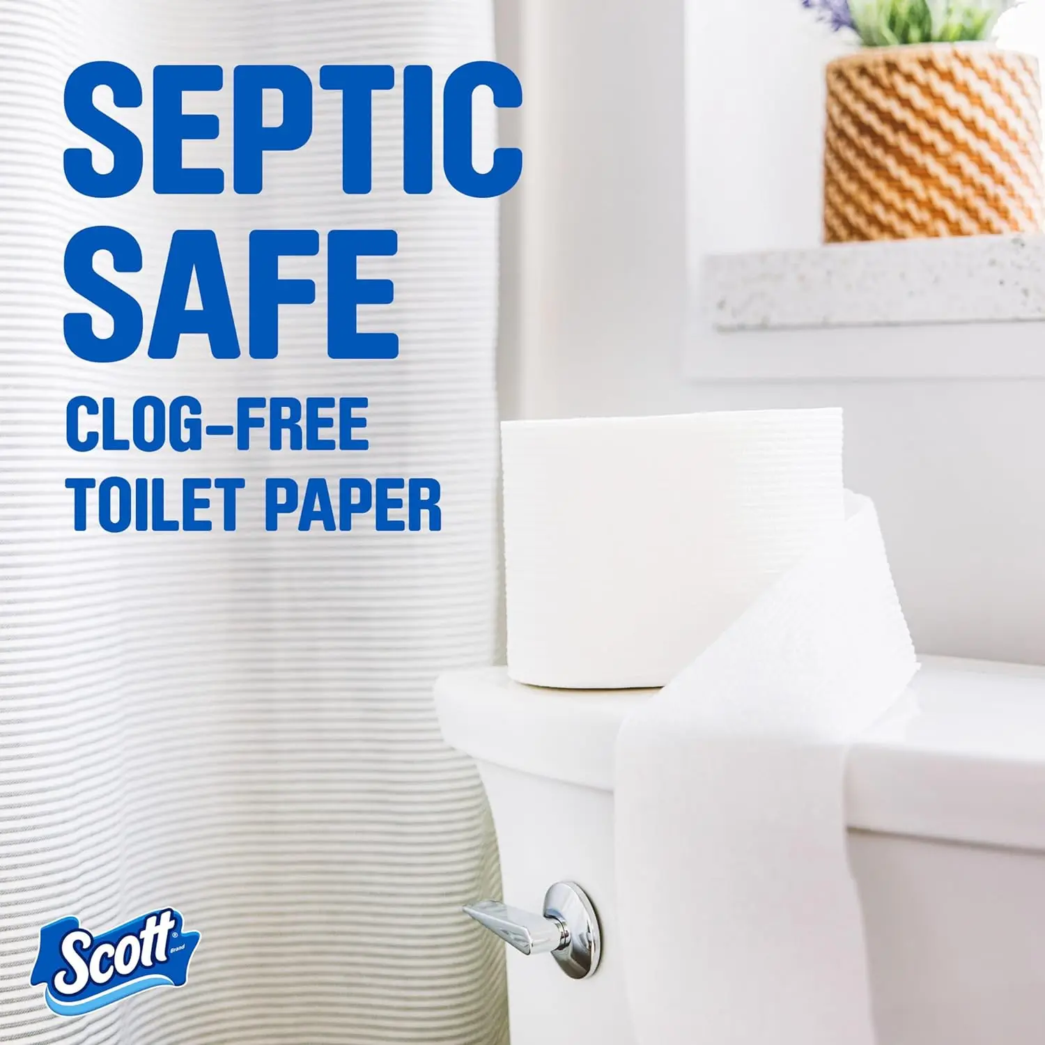 Comfort Plus 12-Pack Jumbo Rolls 1-Ply Toilet Paper 231 Sheets per Roll Septic-Safe 3 Ply Pulp Material