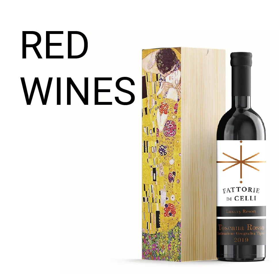 Super Tuscan Red oaked wine personalized label restaurant hotel corporate gadget ideas Christmas gifts