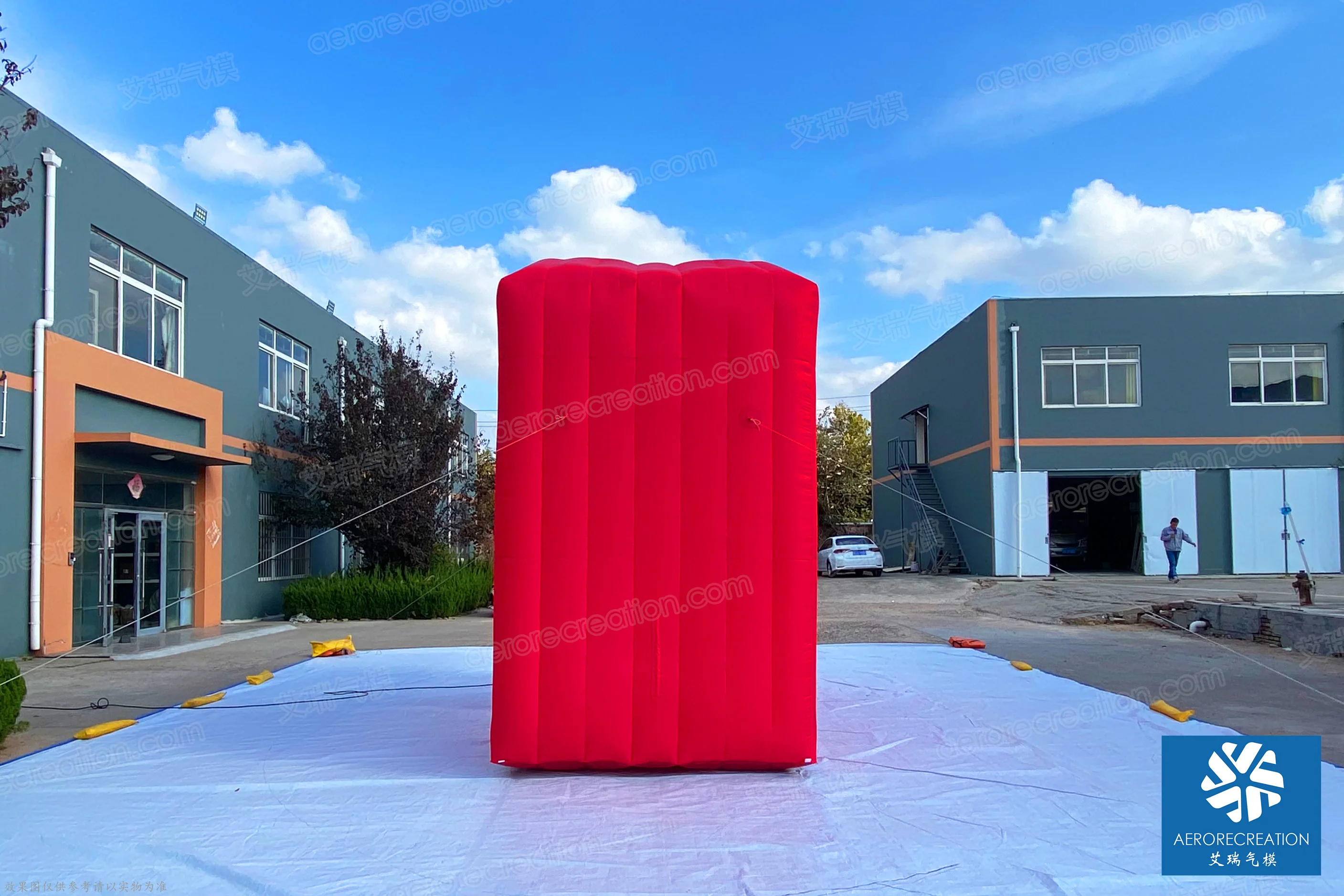 Cheap Factory Directly Design Inflatable Wall Tunnel Airtight Large Customized Inflatable Tunnel for Events