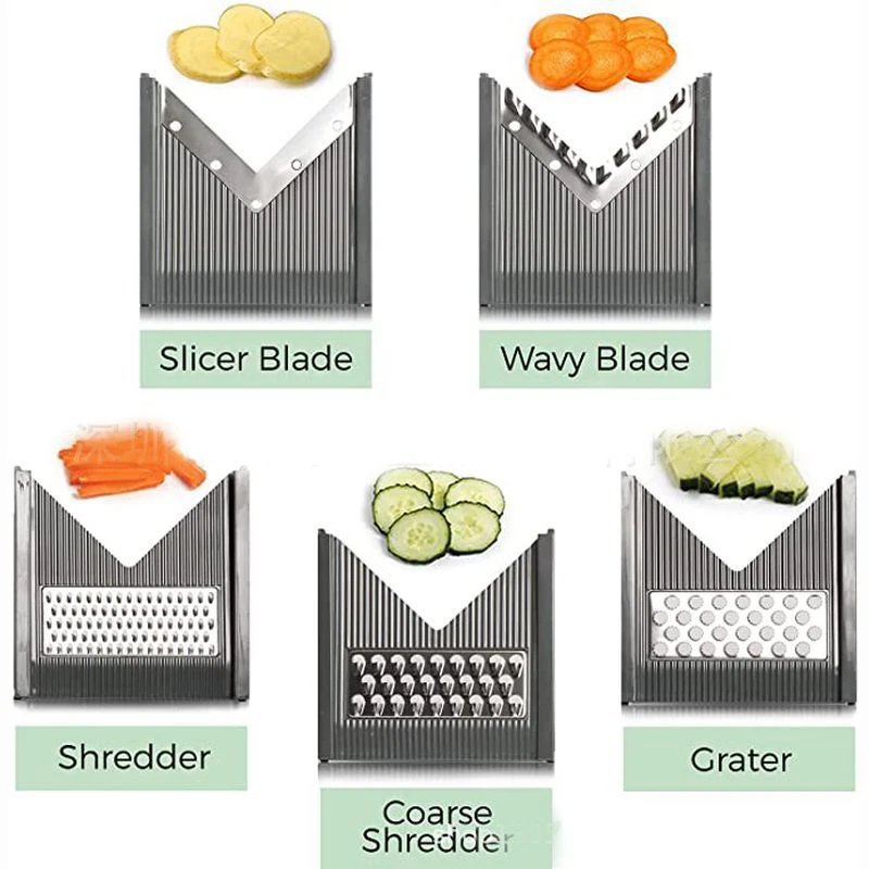 Kitchen Plastic Fruit Food Wholesale Price 2024 Multifuncional Manual Vegetable Cutter Slicer