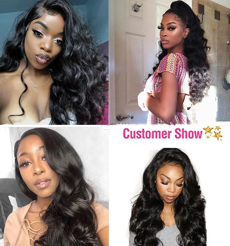 YF Factory Cheap Price 8A 9A Grade Virgin Deep Wave Human Hair Bundles With Lace Frontal Closure