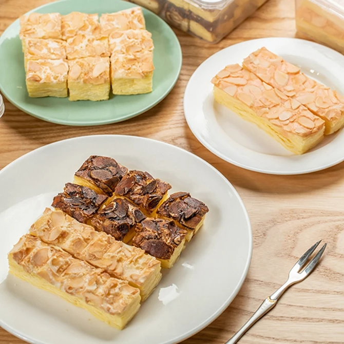 Best Offer Puff-Pastry Cooky Baking Napoleon Cake Mille-Feuille Puff Coffee Pastry