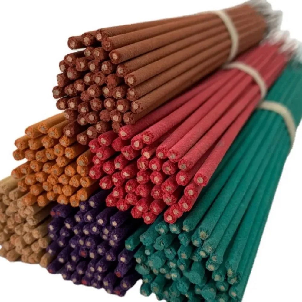 Natural incense stick has colorful fragrances