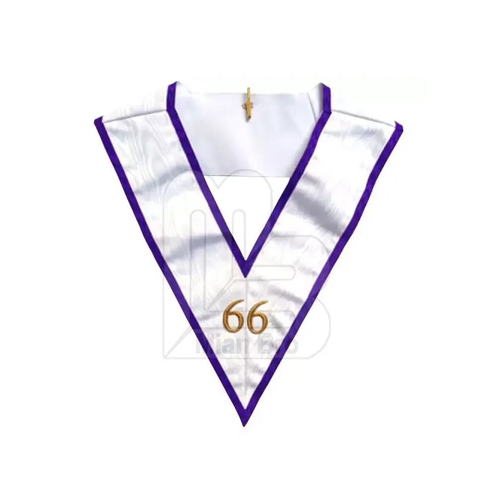 Masonic Collars Hand Embroidered Masonic Scottish Rite Worshipful Master Collar