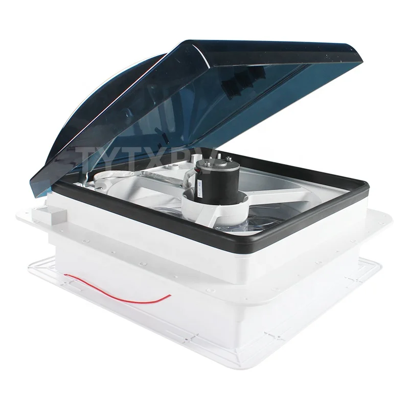 Вентилятор на крышу TYTXRV, 14 дюймов, 12 В, 340 мм, с ручным управлением