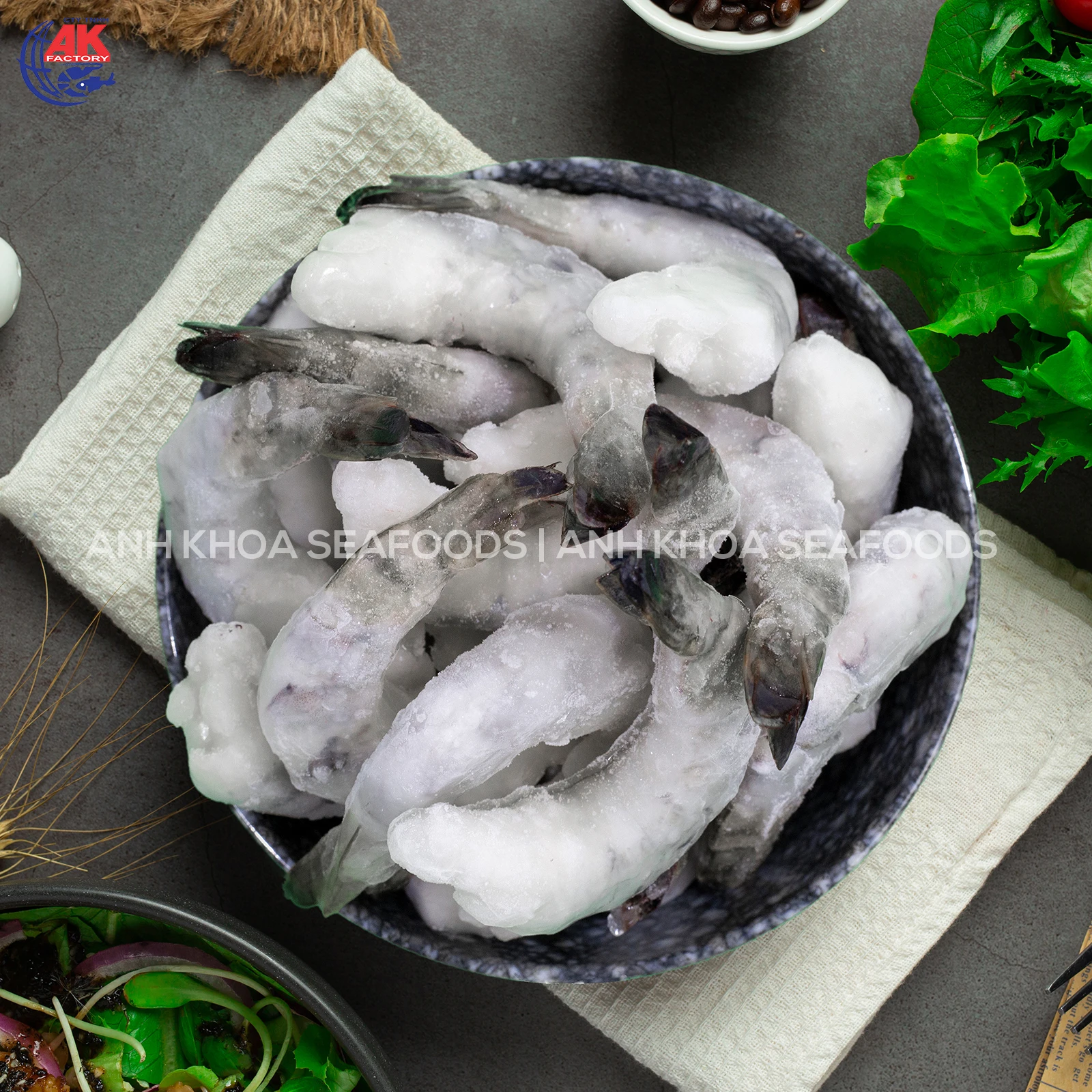 OEM Seafood Supply Peeled & Deveined Fresh Black Tiger Shrimp Tail On BT/PTO Custom Weight Request Origin From Vietnam