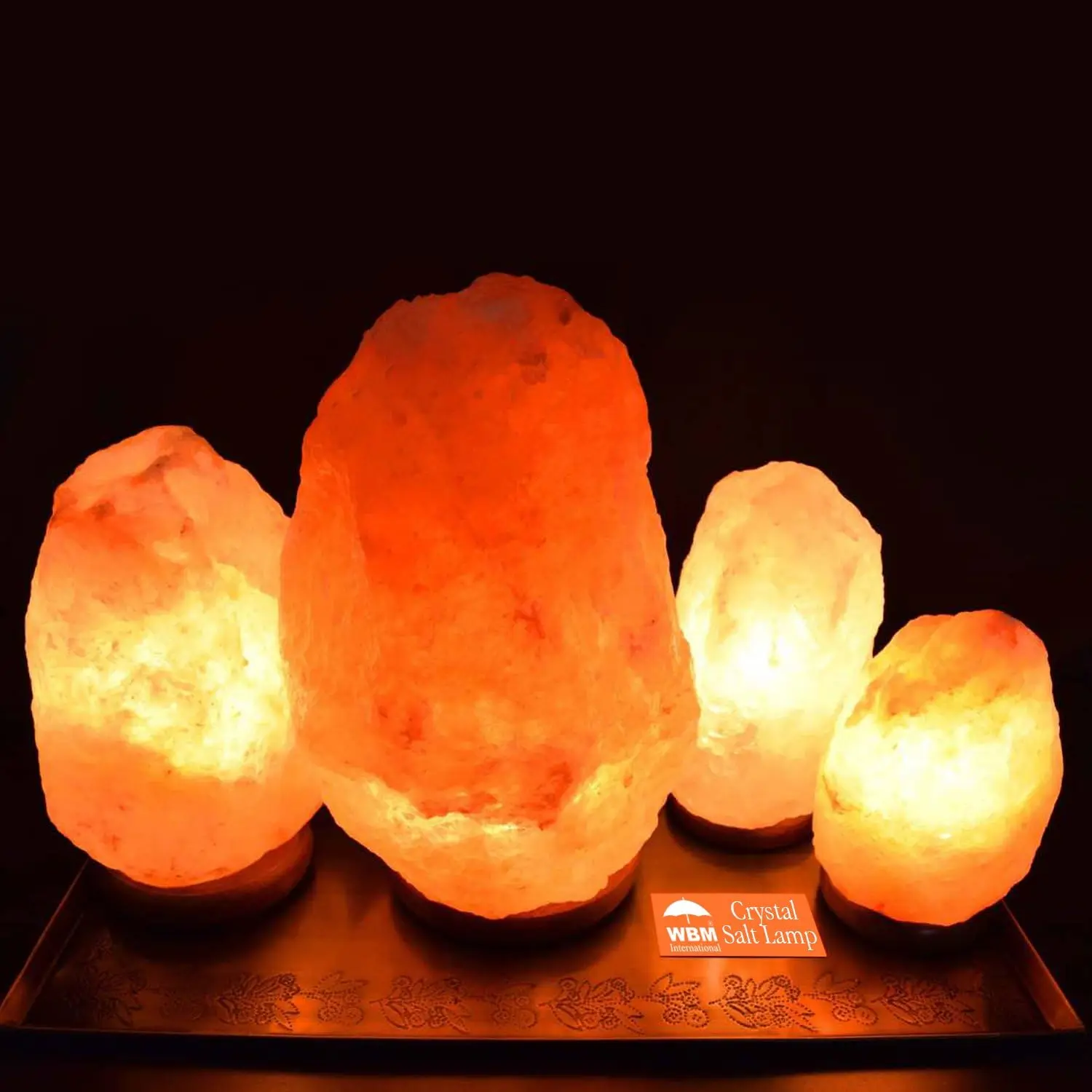 High Quality Pakistani Himalayan Glow Himalayan Hand Carved Crystal Salt Lamp Customized Packaging