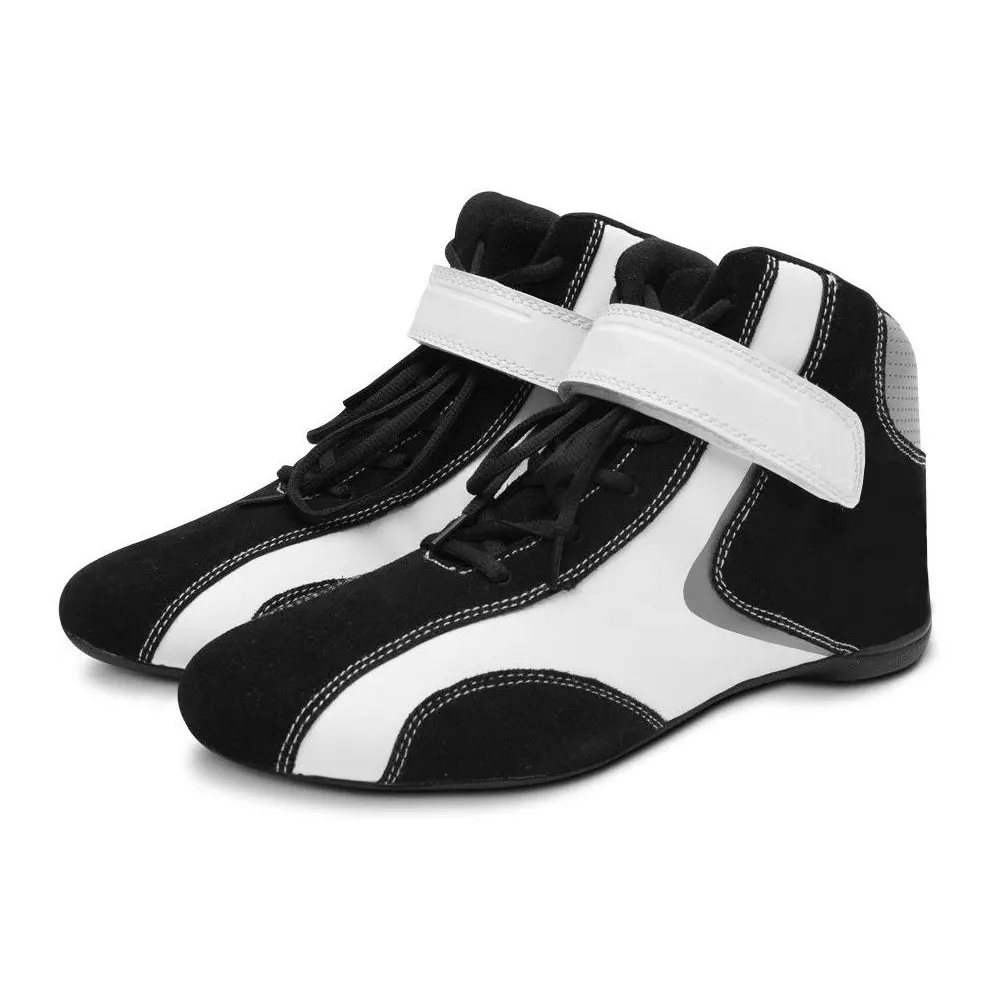 OEM High Quality Leather Manufacture Kart Racing Shoes New Stylish Shoes Plus Size Sports Boots Go Karting Unisex Racing Shoes