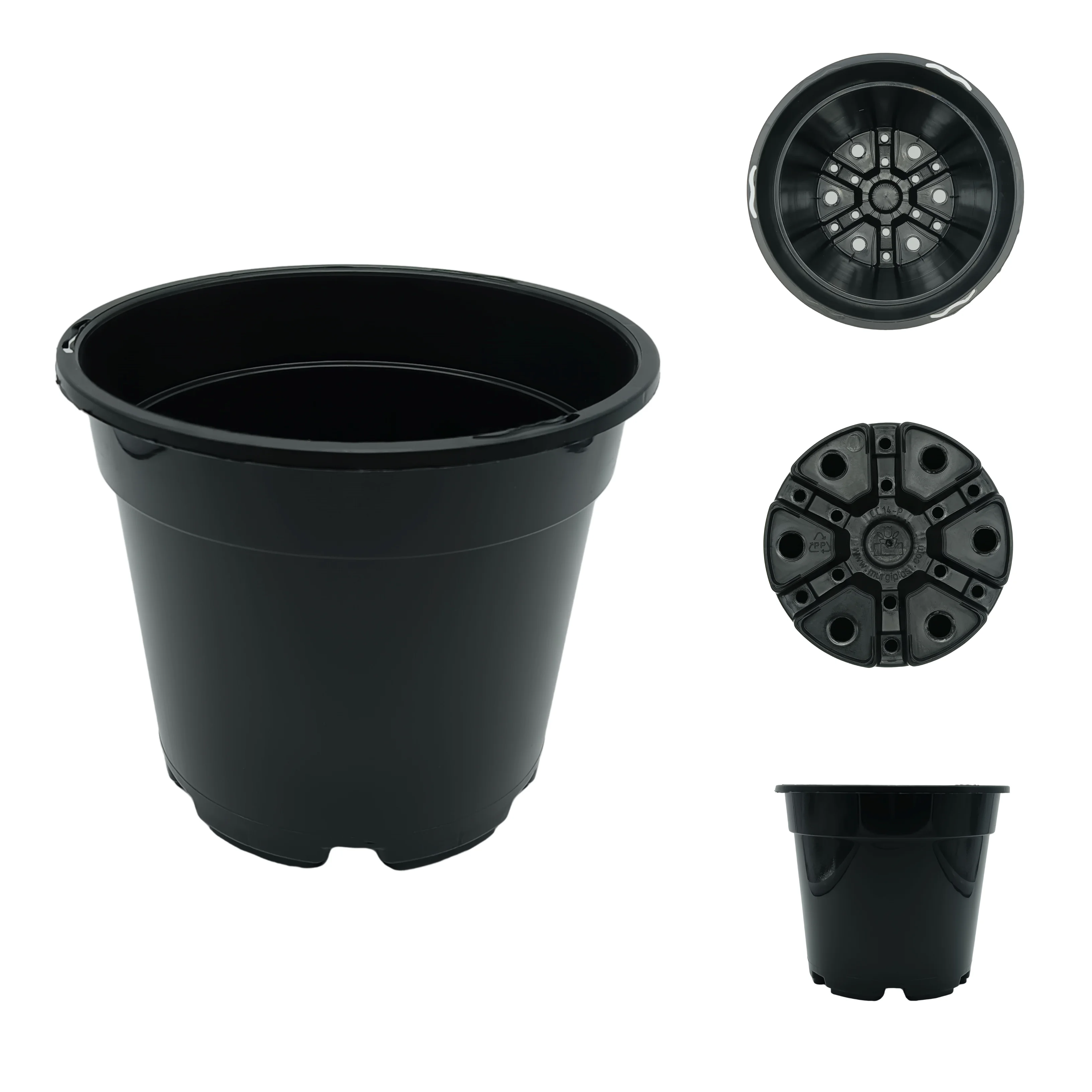Wholesale Durable Plastic Nursery Pots Cultivation Series Plants and Flowers Injection Mold Different Gallon Various Colors