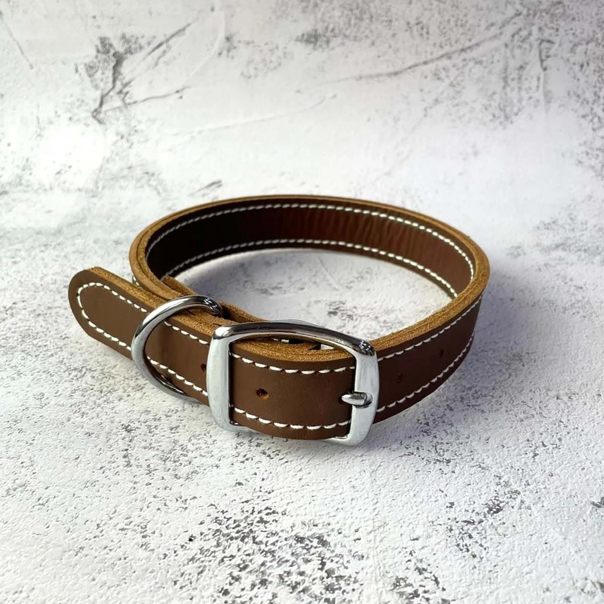 Cow Leather Dog Collar