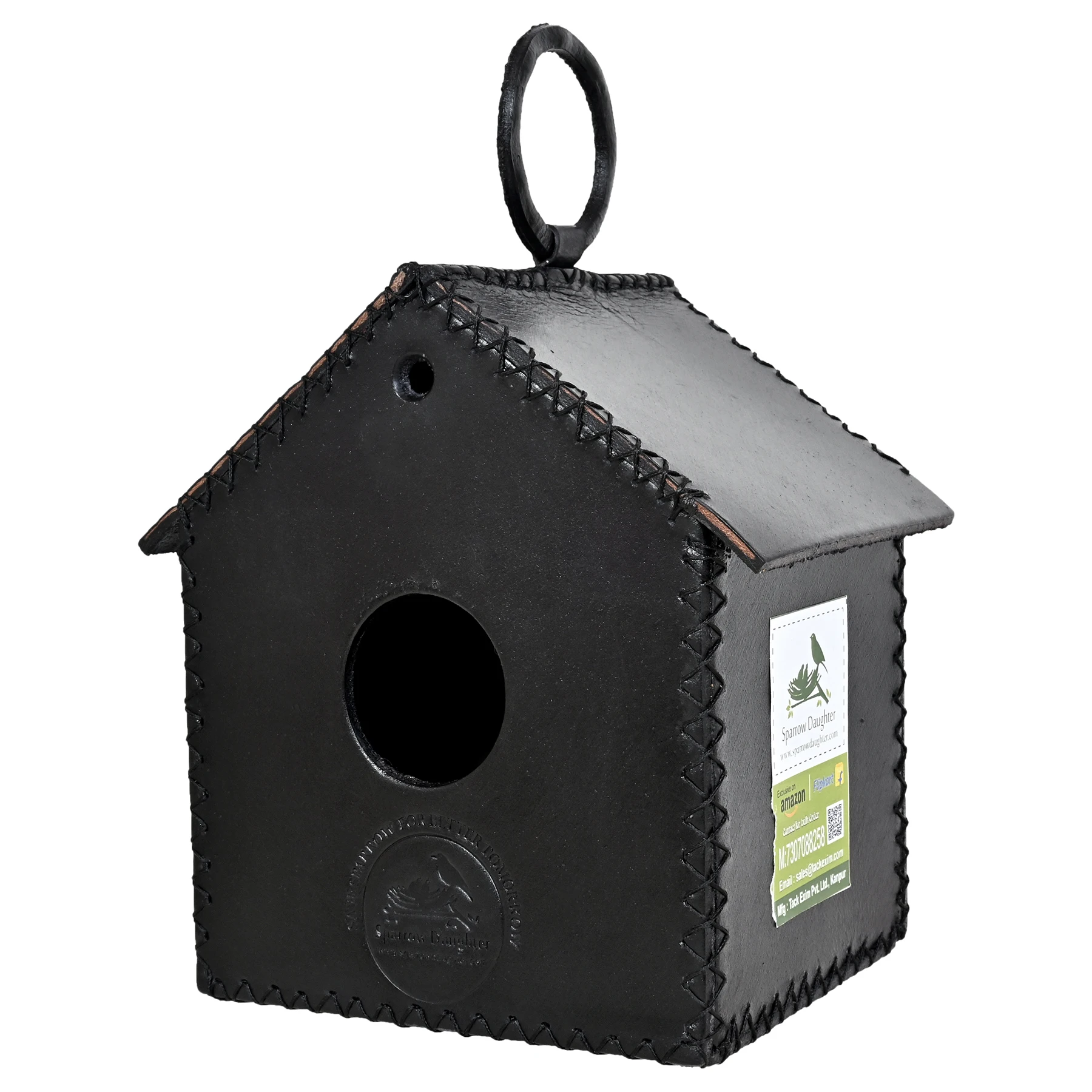HIGH QUALITY LEATHER BIRD HOUSE BIRD NEST NATURAL LIVING HOME FOR BIRDS CUSTOMIZATION ACCEPTED