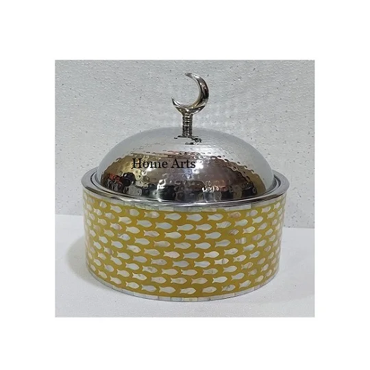 Advantageous Design Food Warmer Hot Pot With Prime Quality Round Shape Food Buffet Hot Pot For Hotel Ware Use