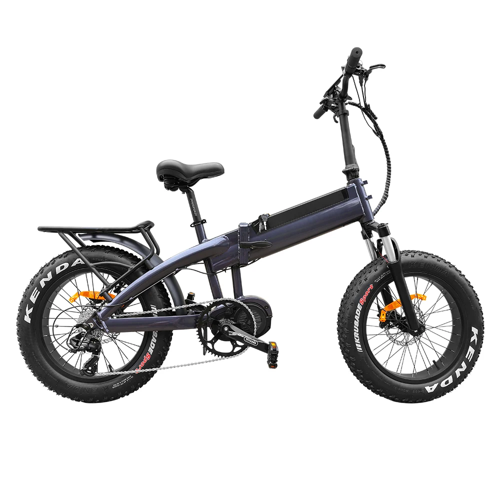 7 Speed 20 Inch Bike Ebike For Adult Alloy Folding Electric Bike 48v 14ah Ebike XR Lithium Battery Fat Tire Electric Bike 48V