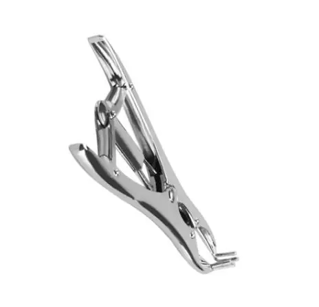 Ring Plier Stainless Steel Double leaf Spring Two Jaws 21cm Veterinary Instrument