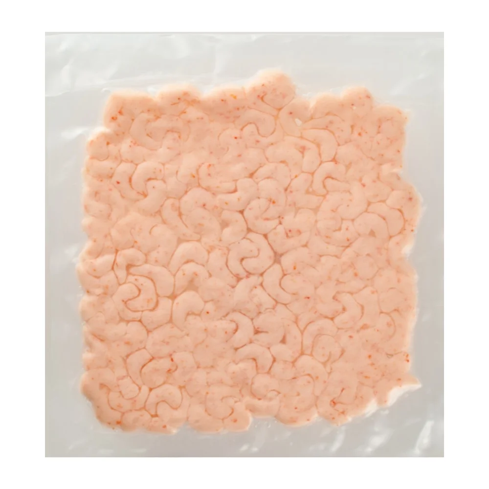Soup HACCP Wholesale Old people product Asian food Frozen SEMI-PROCESSED IMITATION SOFT SHRIMP Made in Vietnam Vacuum pack 500g