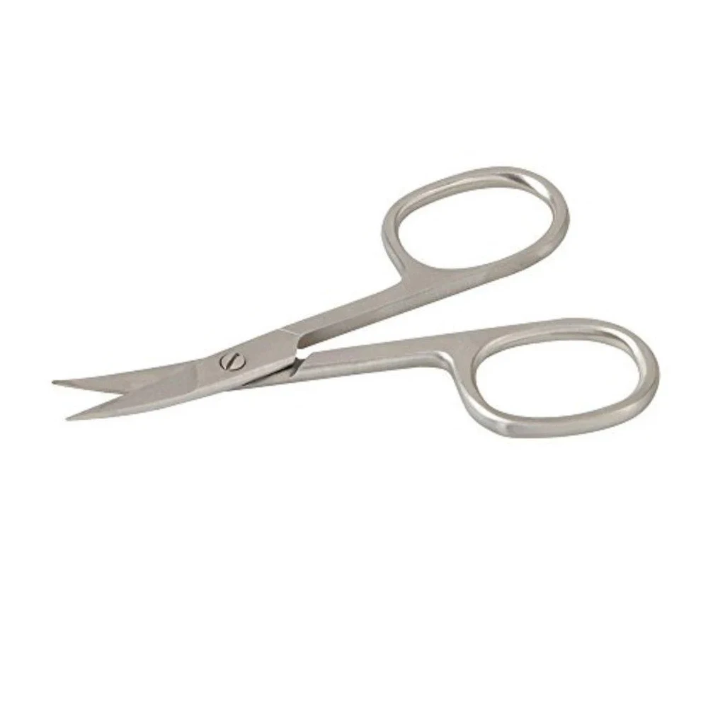 Nail Cuticle Scissors Stainless Steel Flat Curved Trimming Manicure Germany Premium Scissors Multi-purpose Cuticle Scissors