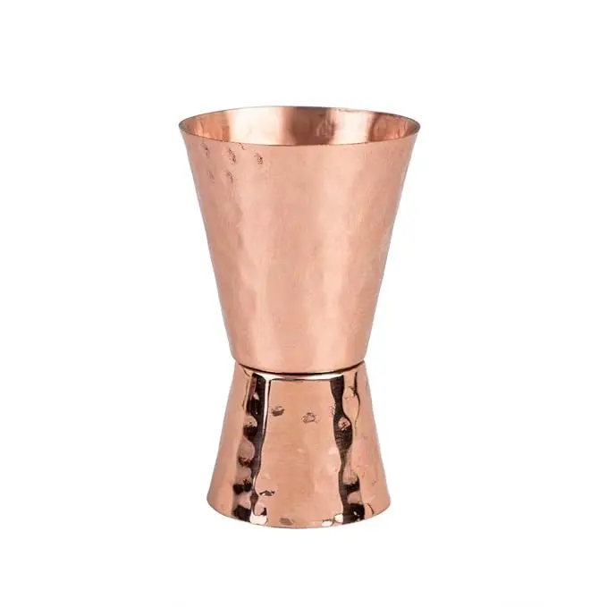 Handmade Pure Copper Jigger Wine Measurement Shot Glass 50 ML for use Wine Beer Bar Restaurant Hotel Home Cocktail Party Item