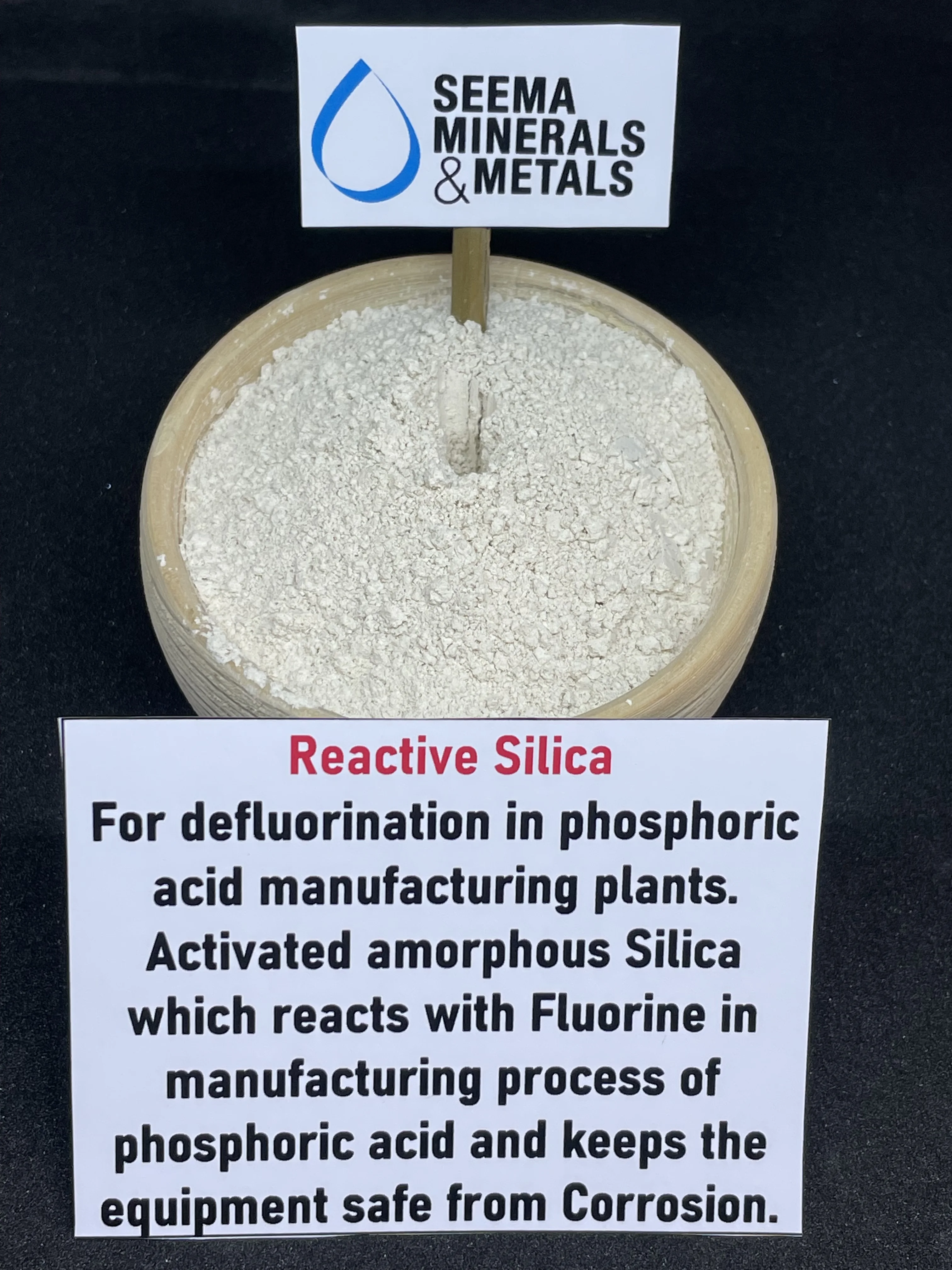 Best Quality Reactive Silica to Control Fluorine in Phosphoric Acid Manufacturing