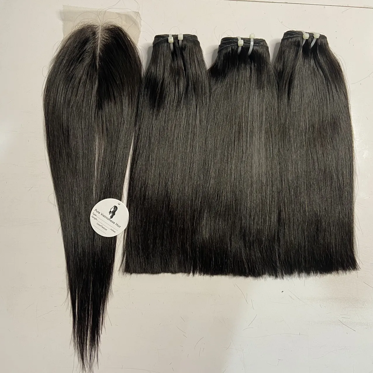 Closure Frontal 13x4 #613 #60 color Virgin Blonde Bone straight 100% Vietnamese human hair fashion colors size 6inch - 36inch