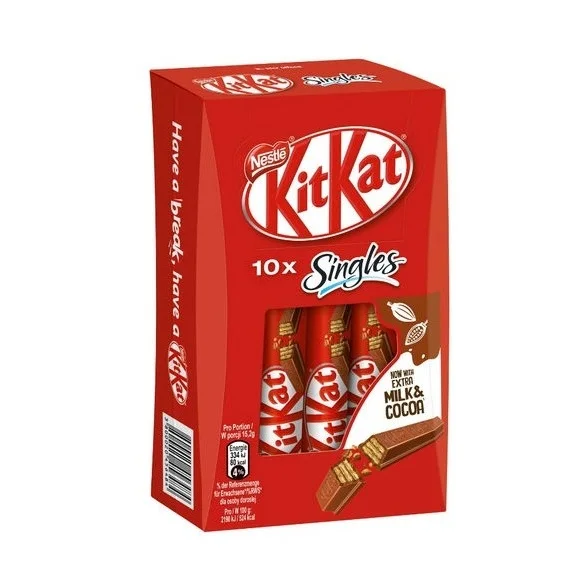 Оригинальные Плитки шоколада Nestle KitKat (4 пальца)