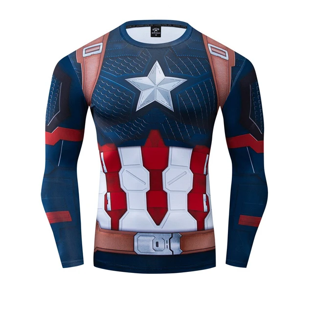 Direct Factory Manufacturer Compression Shirt Clothing Fitness Wear Sports Wear Gym Training Running Strength Shirts