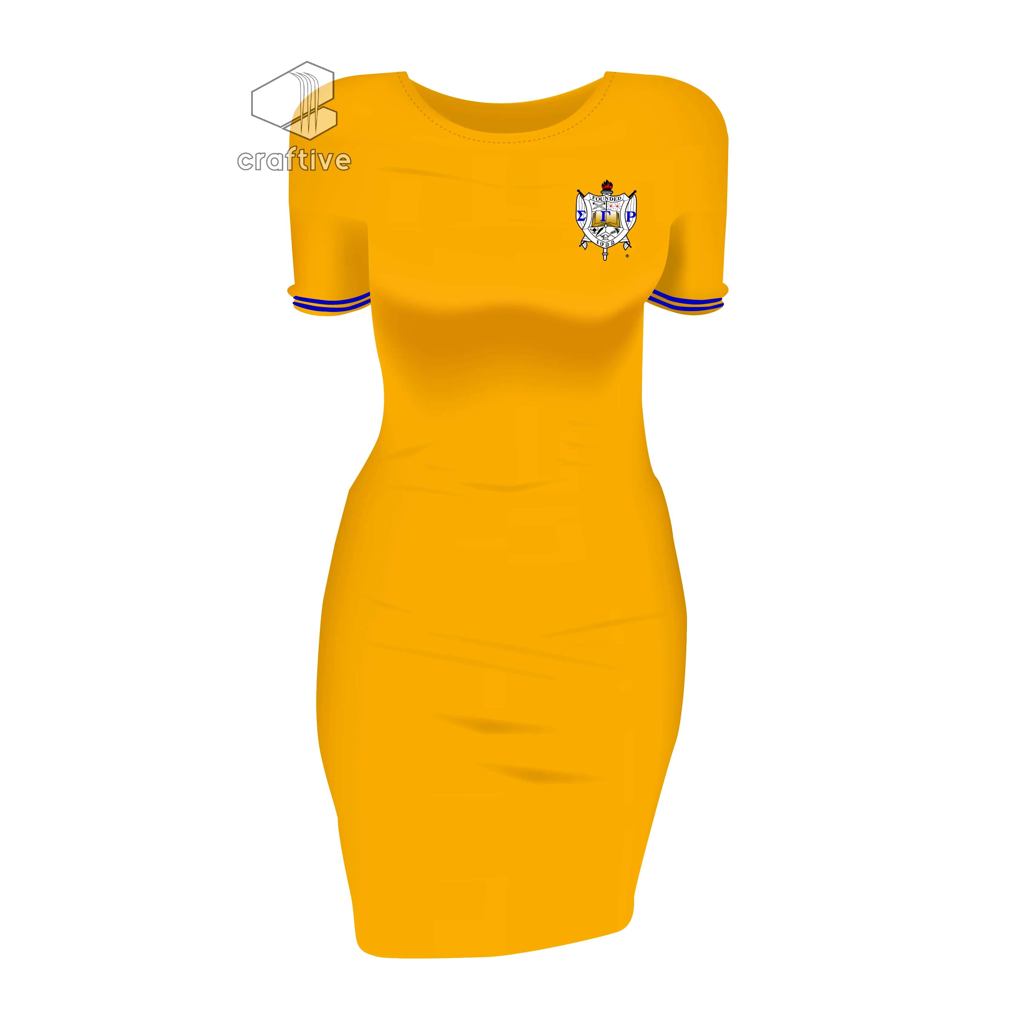 Sigma Gamma Rho SGRho Off the Shoulder Long Dress