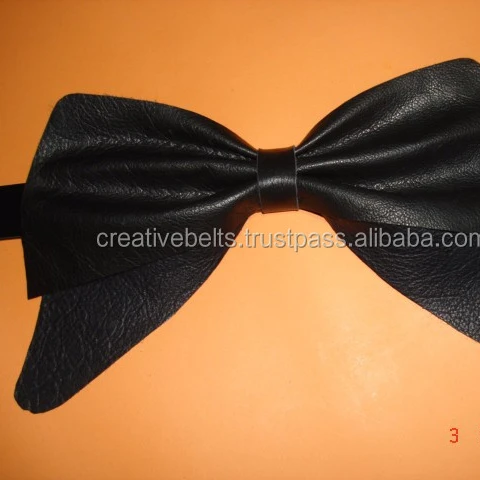 Women Leather Bow Belt Black color Latest hobo Style