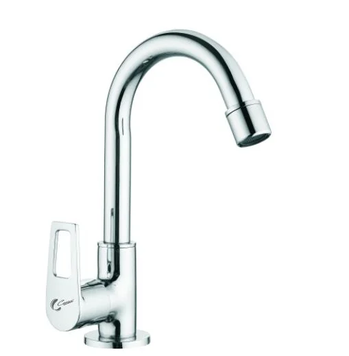 CORSA DELTA series Swan Neck Deck mount faucet Brass Chrome finish Quarter Turn foam flow for Basin kitchen bathroom outdoor use